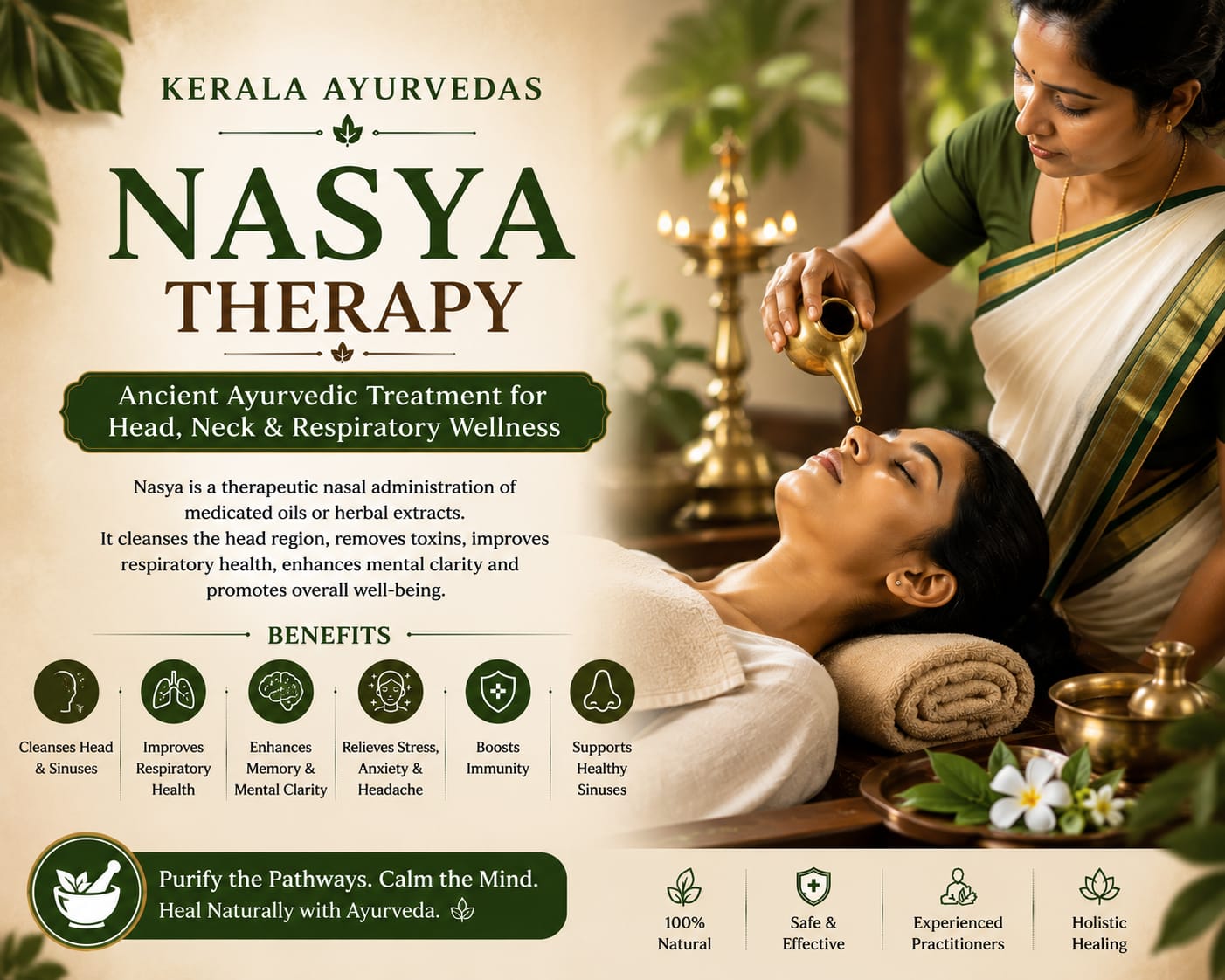Pizhichil warm oil pouring therapy Delhi